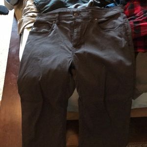 Charcoal prana pants